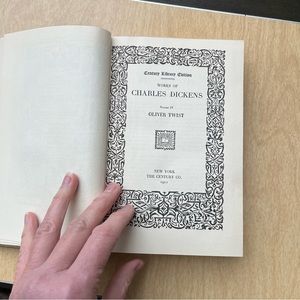 Work of Charles Dickens Vol IV: Oliver Twist Hardcover Vintage 1911 Edition